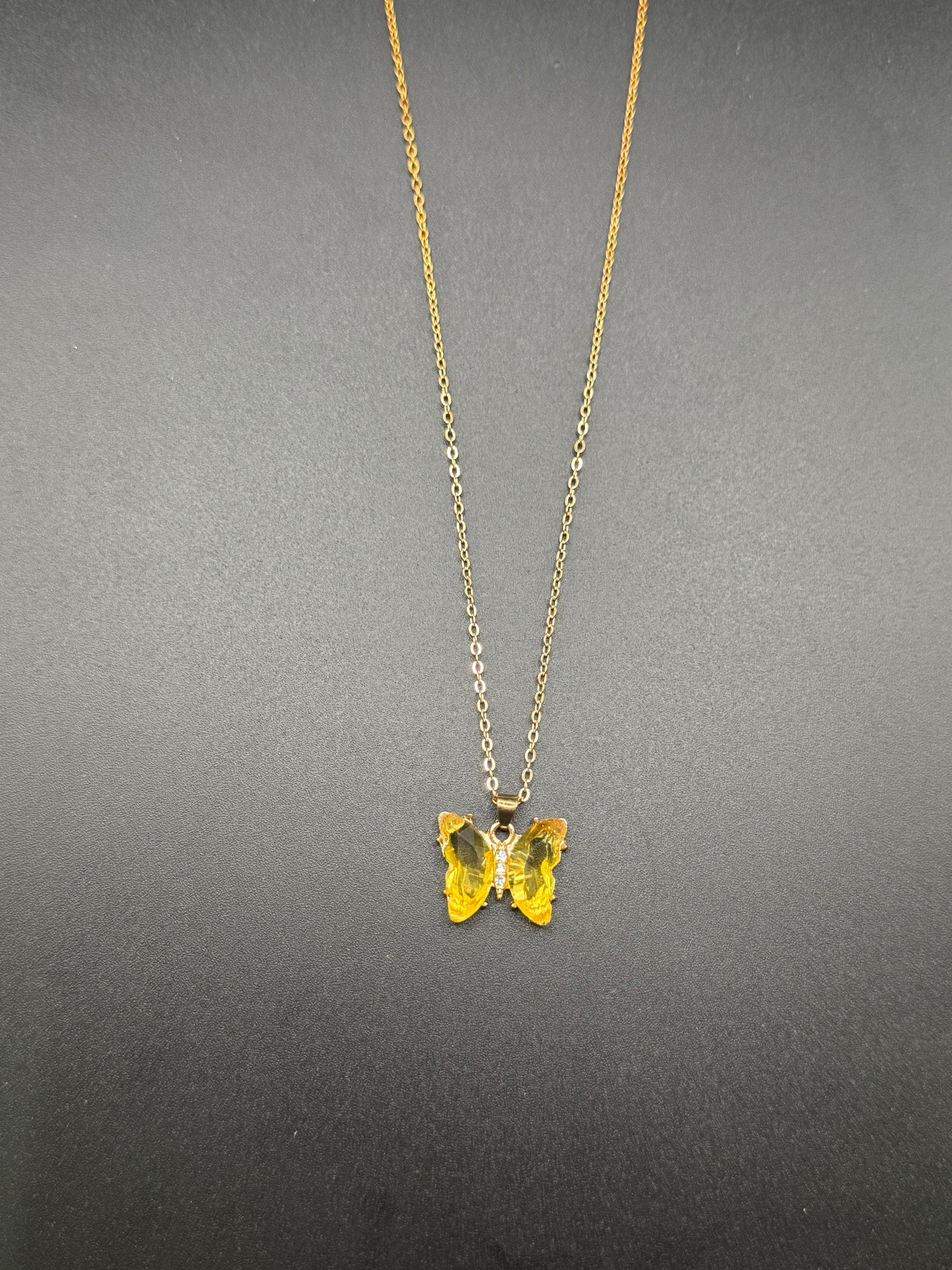Butterfly necklaces